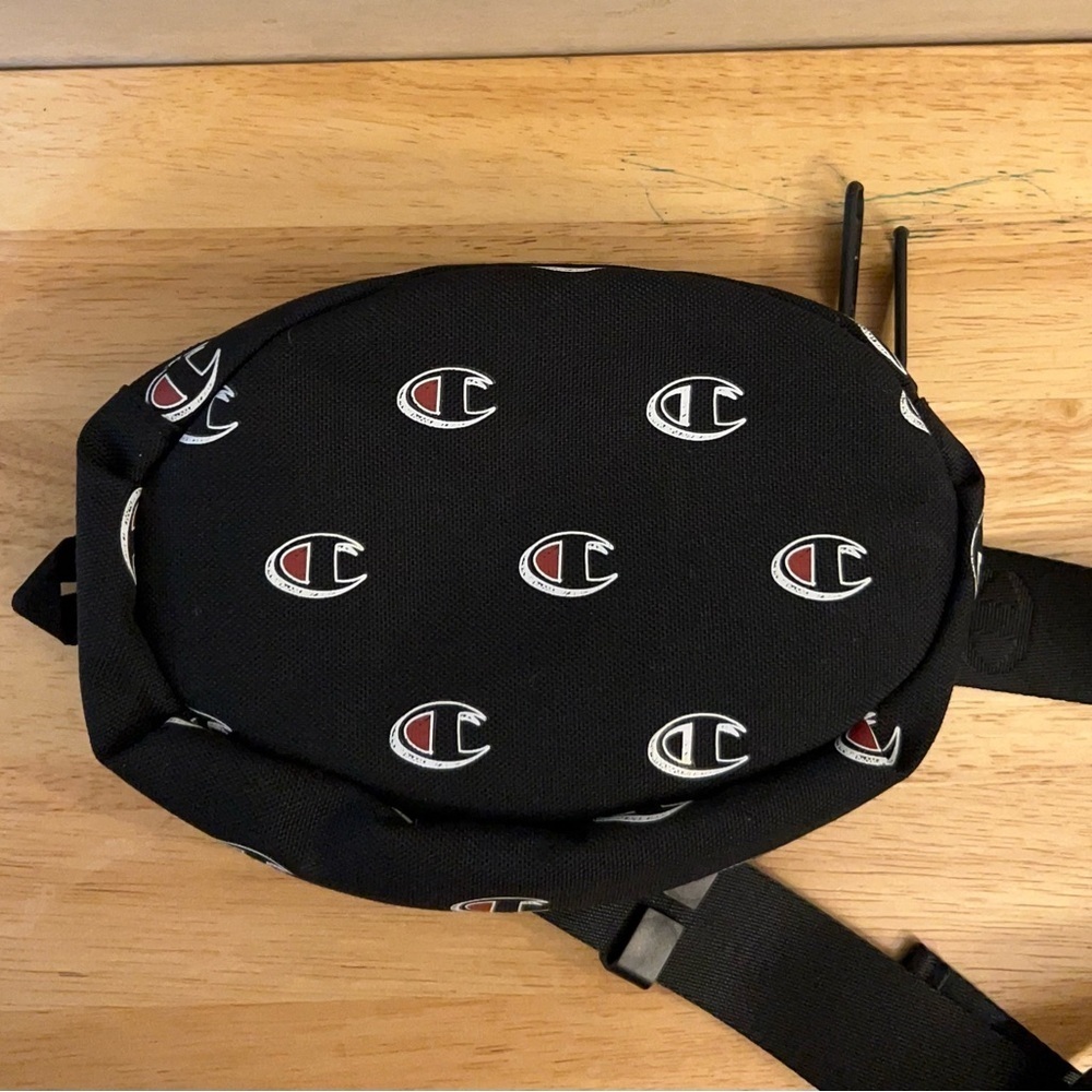 Champion Prime Logo Black WaistPack  Bag